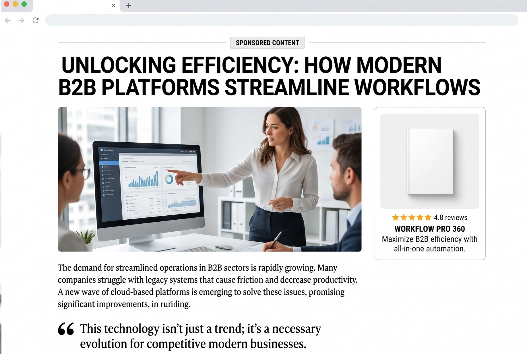 Advertorial Landing Page Examples Worth Studying